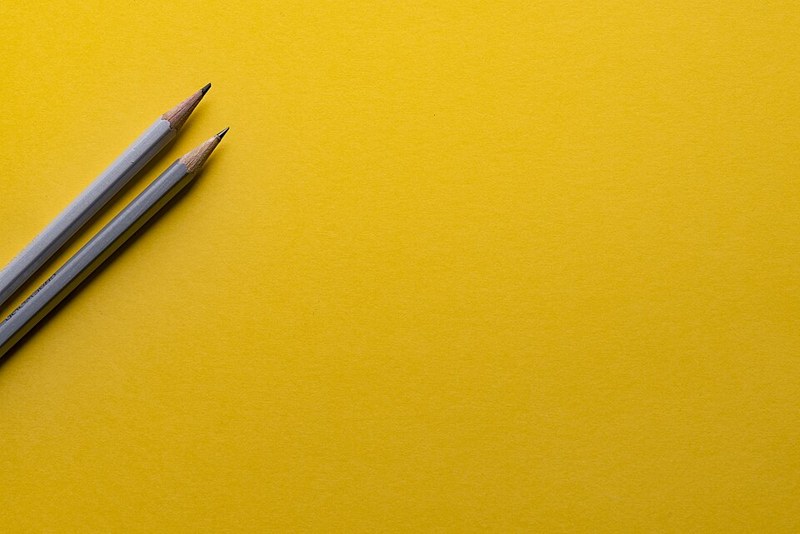 Photograph of graphite pencil pair.