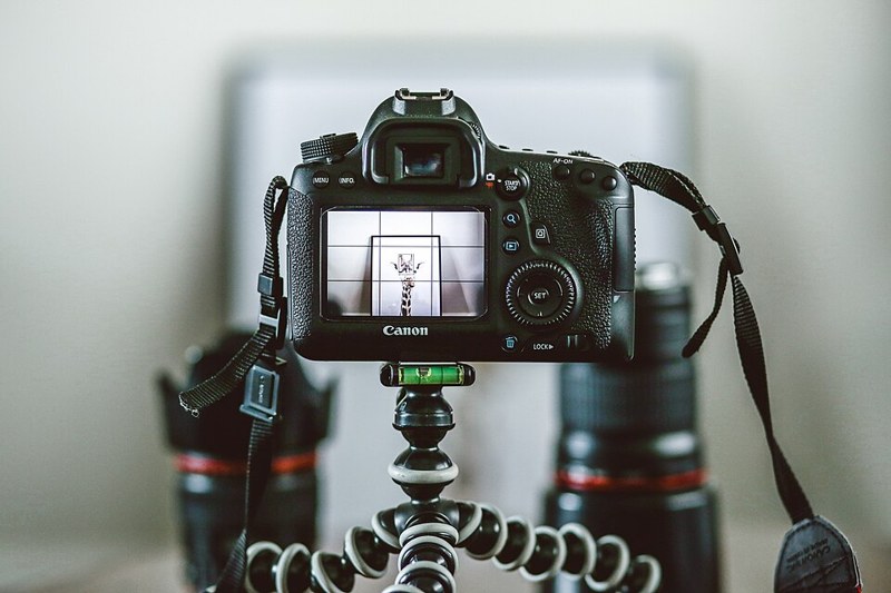 Photograph of flexible mini tripod.