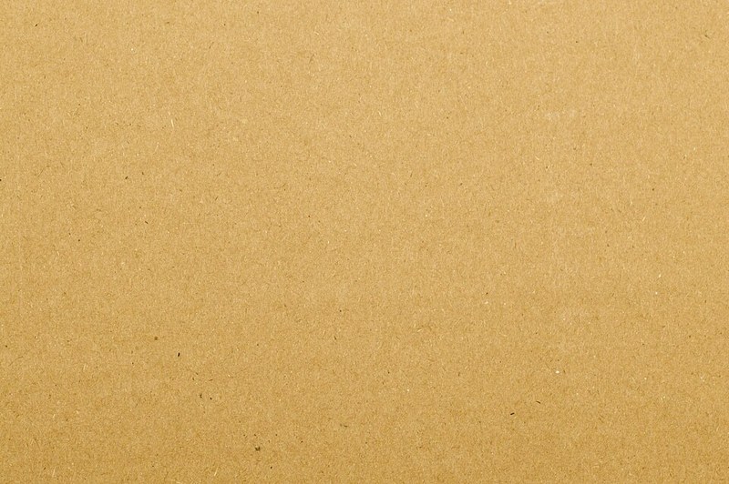 Photograph of cardboard for model making.